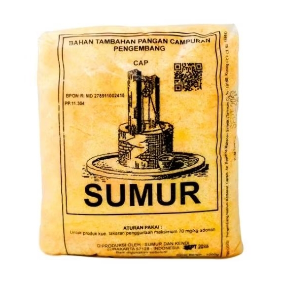 Garam Bleng BPOM Kuning 1 kg Pengembang Gendar Pengembang Kerupuk Pengembang Puli Uyah Bleng