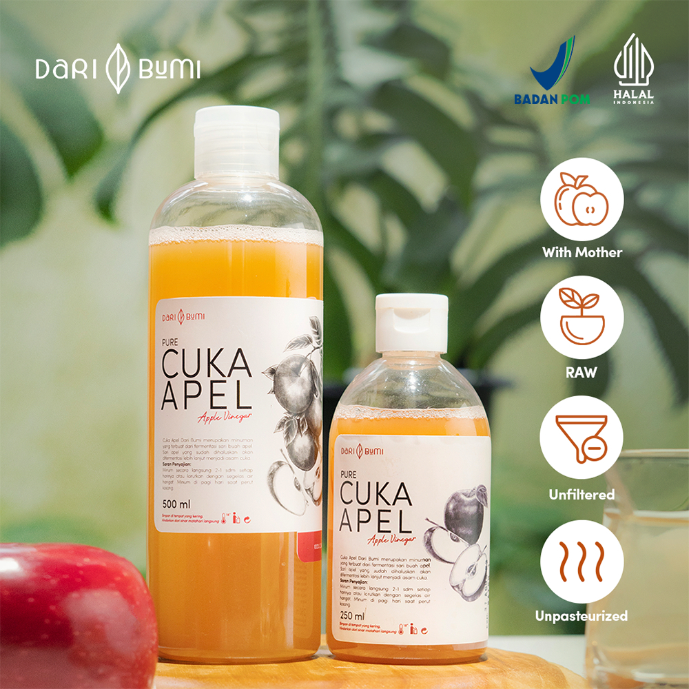 

Dari Bumi Cuka Apel Asli Minuman Diet Premium Pure Original