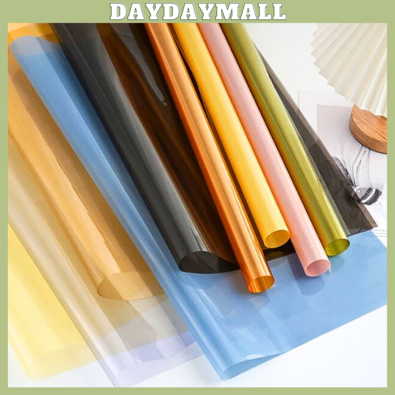 

ROLL Flower Wrapping Paper Kertas Buket Bunga Polos Transparan Bening Cellophane Waterproof 6045