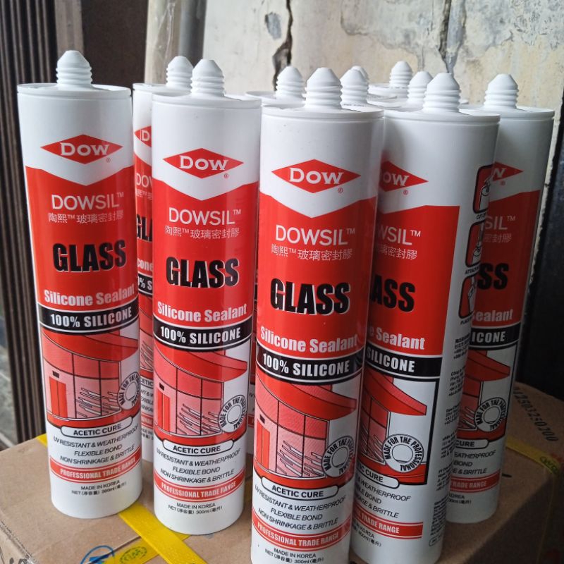 Silicone sealent  dowsil glass  100%  silicone