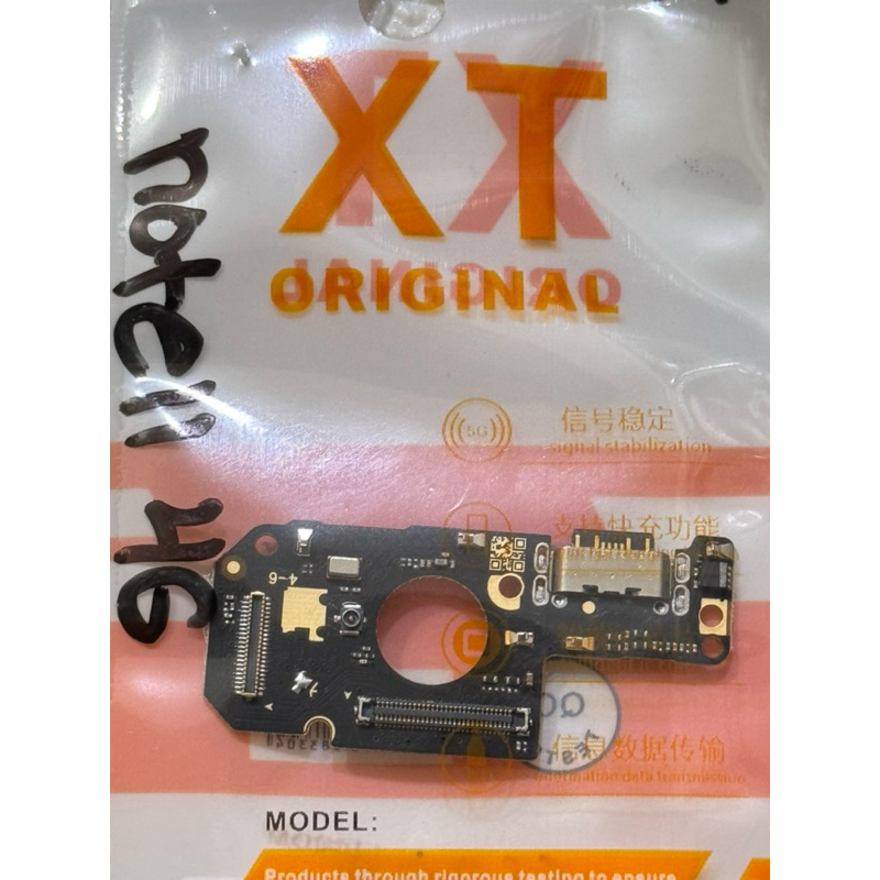 Papan Konektor PCB Charger Mic + Handsfree Xiaomi Redmi Note 11 4G / Note 11s 4G / Note 12s 4G / Poc