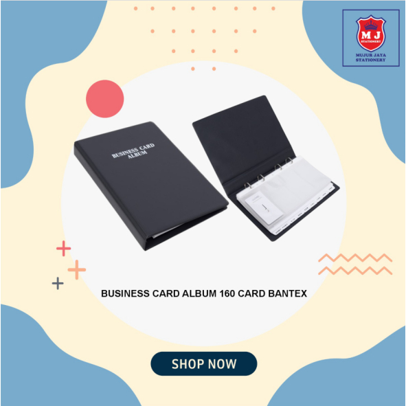 

Bantex Business Card Album 160 Cards 5596
