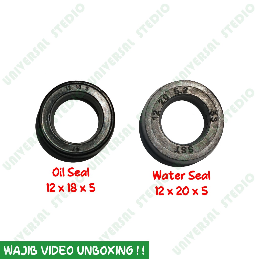 Oil Seal Water Seal Karet Jet Cleaner Lakoni 12 18 5 / 12 20 5