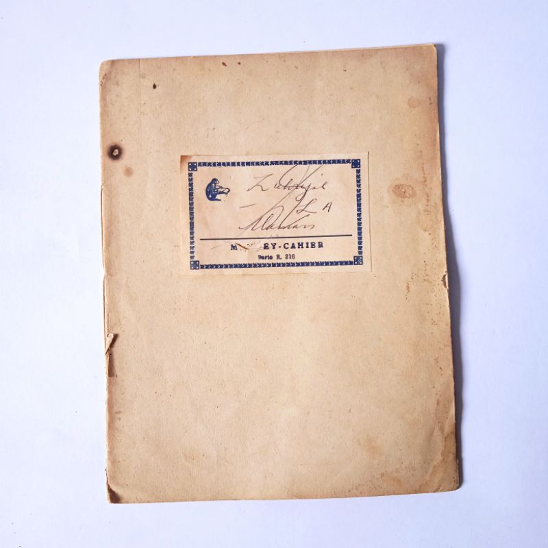 

Antik Buku Tulis Era Kolonial Monkey Cahier Belum Terpakai Utuh Tua