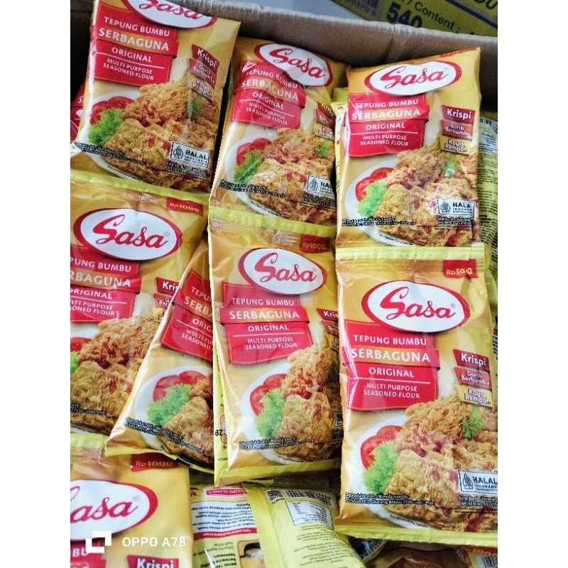 

tepung bumbu serbaguna sasa 2 renteng 20 pics