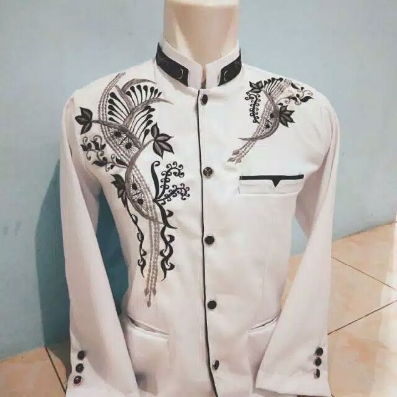 JAS KOKO BORDIR KOKO MUSLIM PAKAIAN PRIA MURAH BORDIR MEWAH BIG SIZE