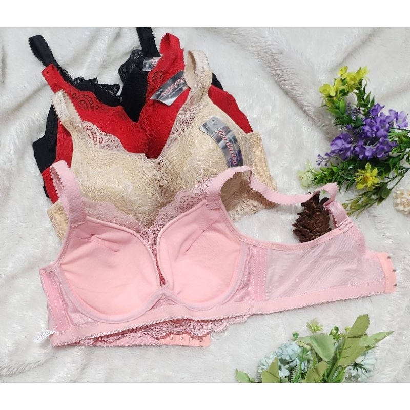 Bra Wanita Kawat Busa Tebal -+4-5cm Bra Push Up Kait 3 bh 2996