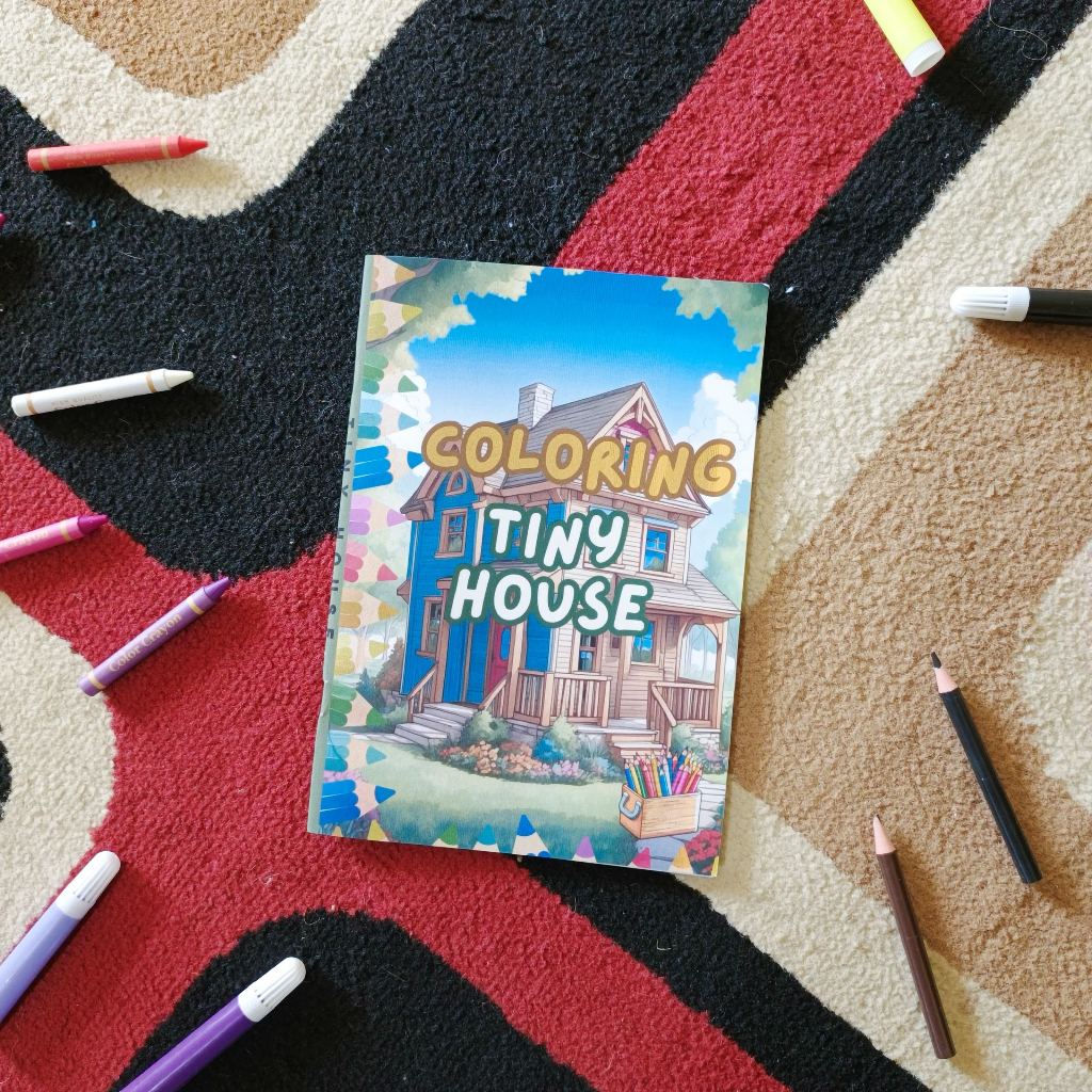 

Buku Mewarnai Tiny House Mewarnai Kreatif untuk Anak Usia 6 Tahun ke Atas Ukuran A5