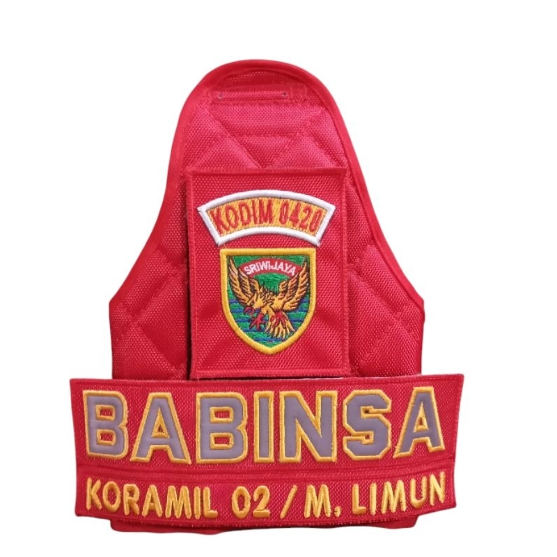 ban lengan BABINSA TNI perekat