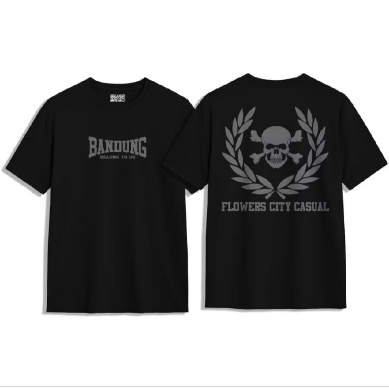 KAOS BANDUNG FLOWERS CITY CASUAL