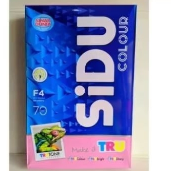 

Kertas Hvs Warna Folio 70 gr Sidu
