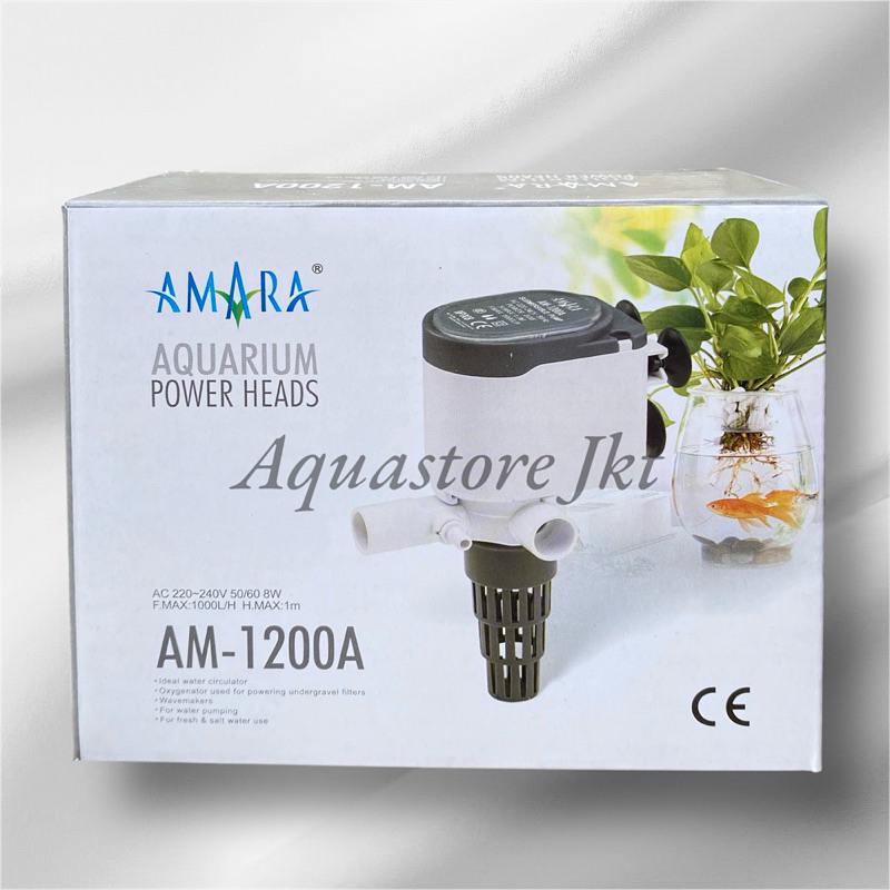 Amara Am 1200 mesin pompa filter aquarium 1200 filter aquarium aquascape