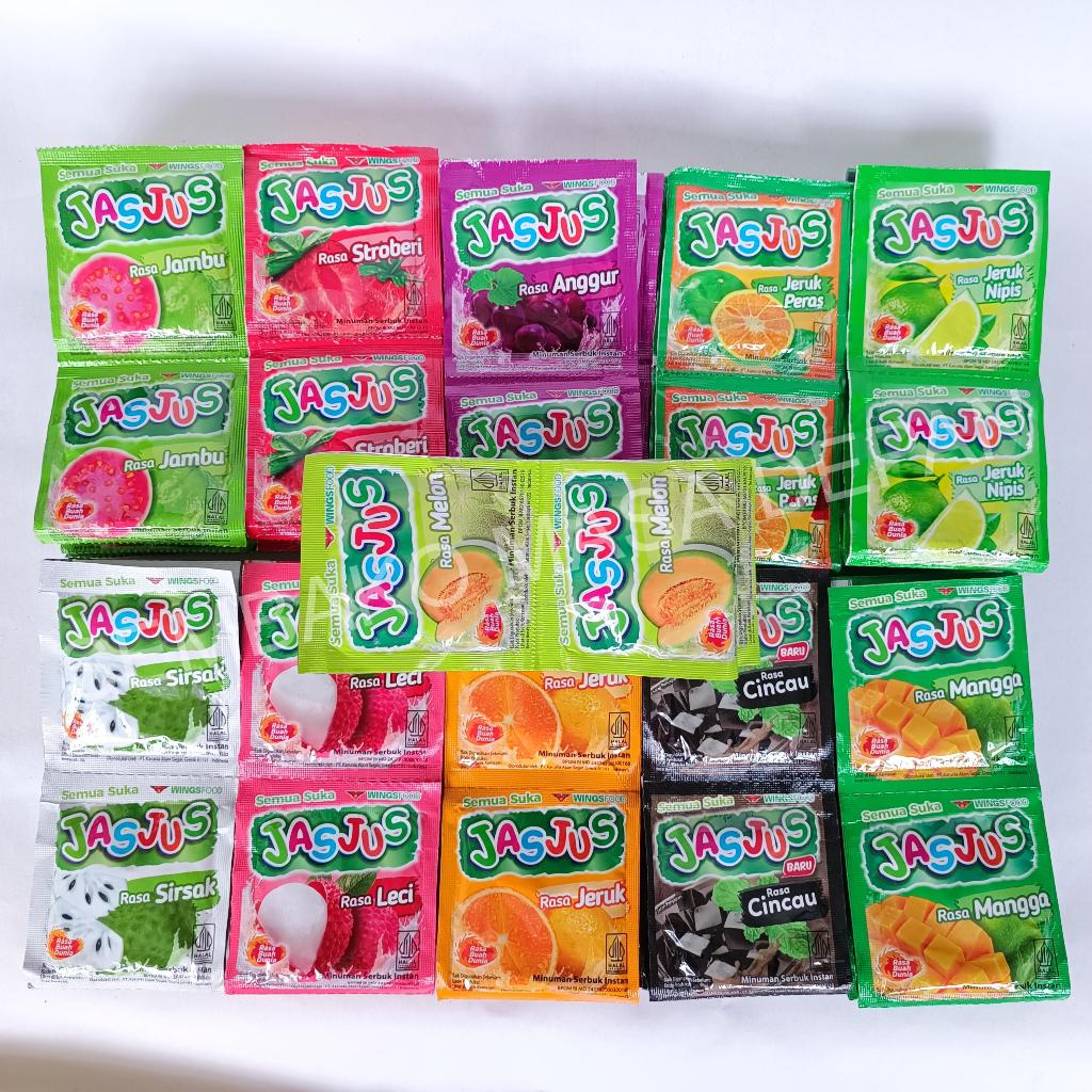 

JASJUS Minuman serbuk instan Isi 10 Saset WingsFood