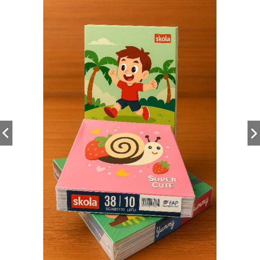 

Buku Tulis Sidu Skola 38 Lembar 1 Pack Isi 10 Buku Motif Random - Buku Sekolah Termurah Original