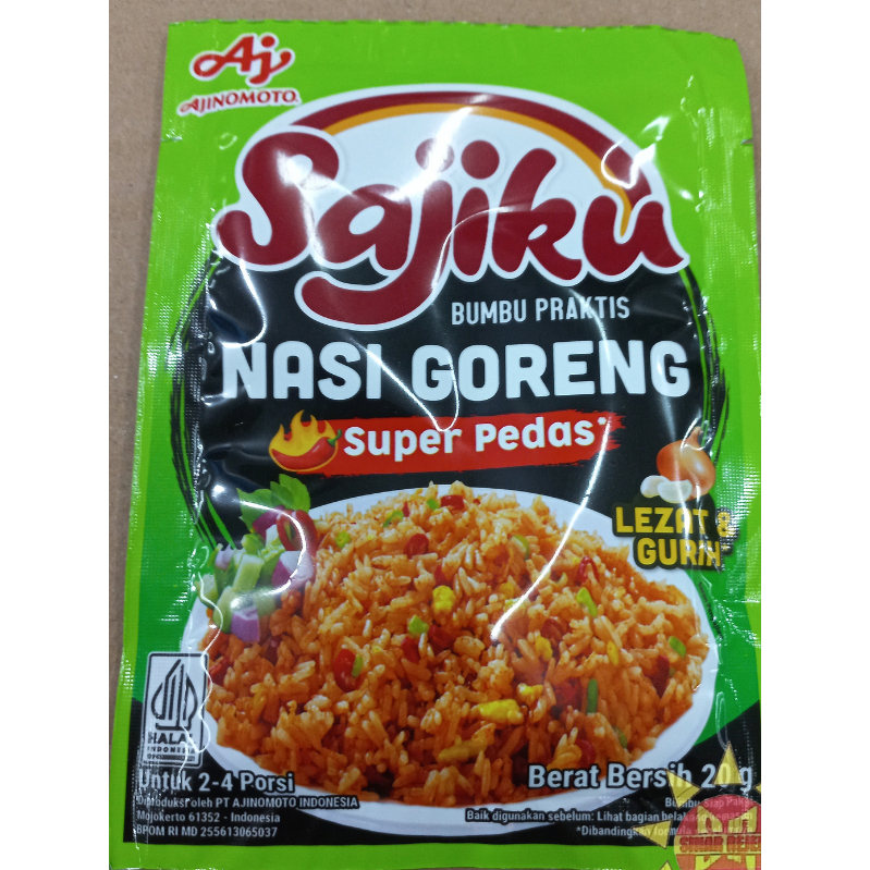 

Sajiku Bumbu Praktis Nasi Goreng Super Pedas 20 gram