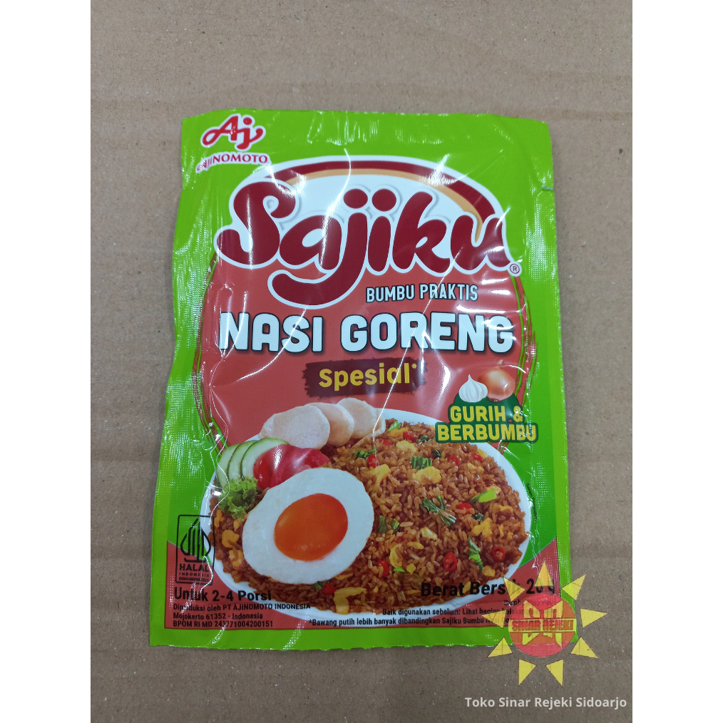 

Sajiku Bumbu Praktis Nasi Goreng Spesial 20 gram