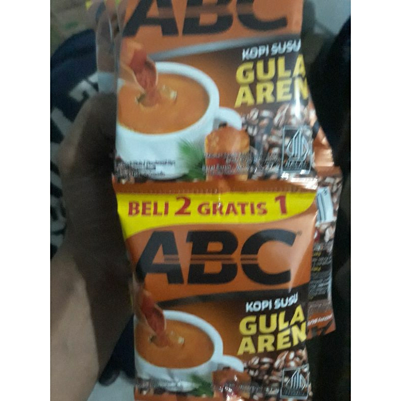 

Abc Kopi Susu Gula Aren Rentengan Isi 15 Sachet