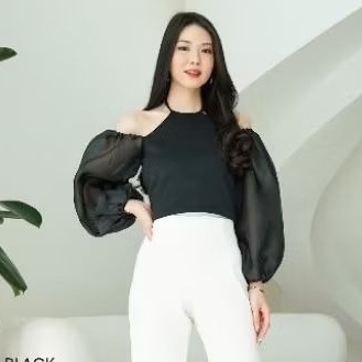 ATASAN BLOUSE DILA ORGANZA  KEKINIAN