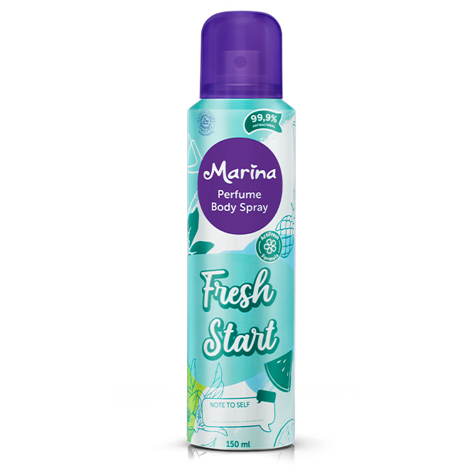 Body Spray - Marina Perfume Fresh Start - 150 mL / Parfum Spray Marina
