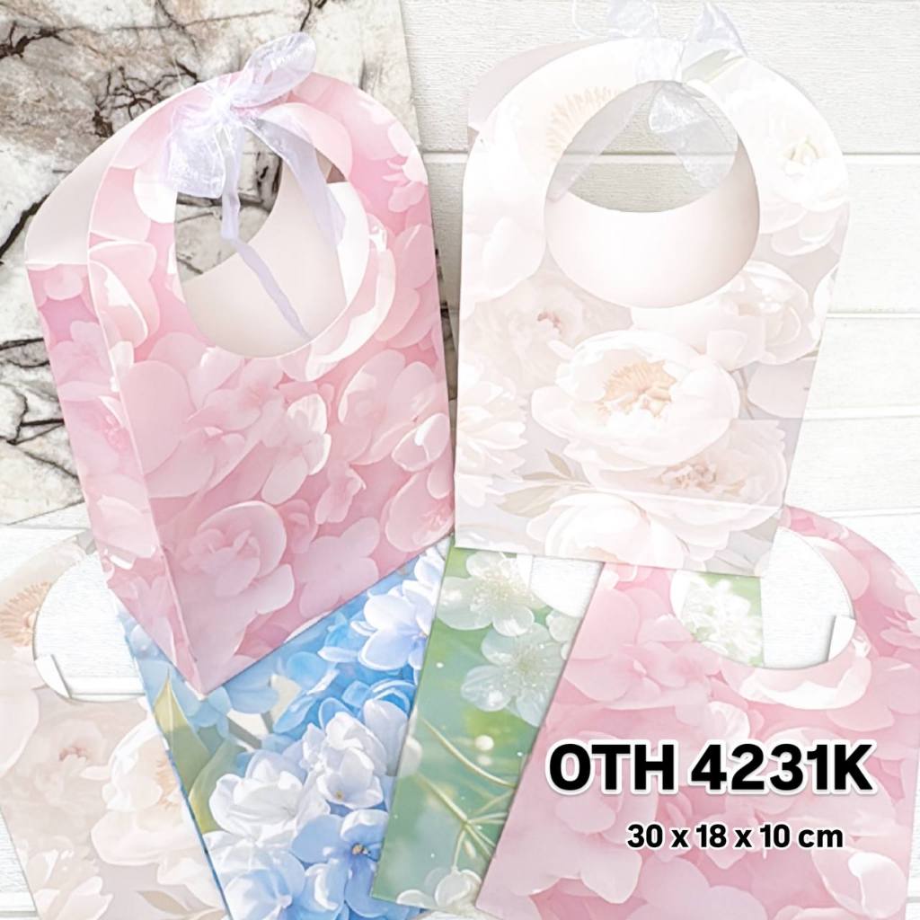 

OTH 4231K - ISI 12 PAPERBAG TUTUP UK 30X18X10 TTG BULAT PITA