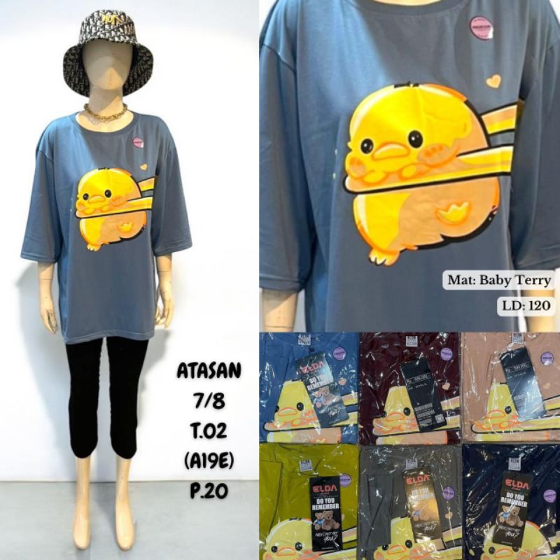 ATASAN KAOS WANITA LENGAN 7/8 WANITA