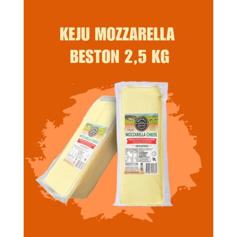 

Keju Mozzarella Australia Beston 2,5 Kg