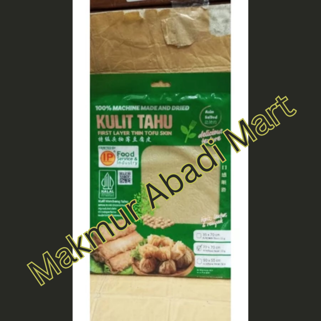 kembang tahu gulung/kulit kembang tahu/kulit tahu lembek/kulit tahu gulung uk 70×70cm besar