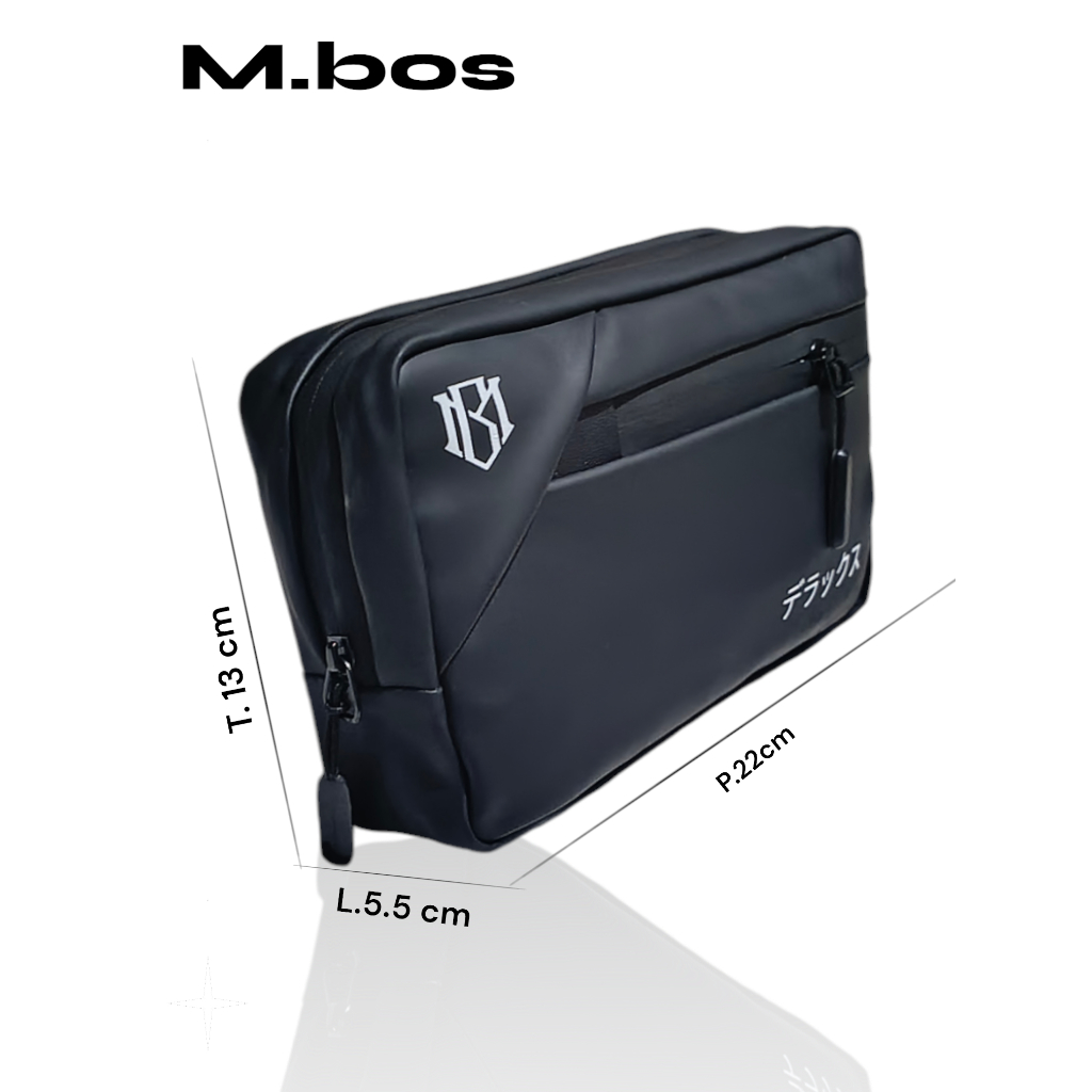 M.Boss - Clutch Bag - Tas Selempang Handbag Pria Sling Bag Pouch Pria Wanita - Waterproof