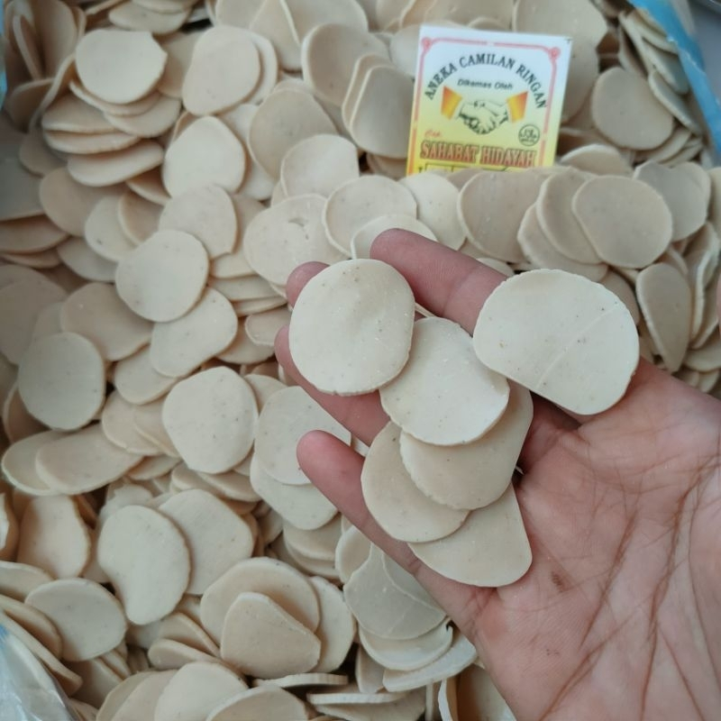 

MURAH 1kg kerupuk palembang mentah lezat nikmat