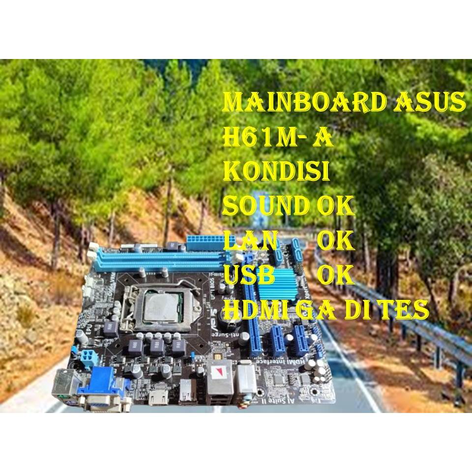 MAINBOARD PC ASUS  H61M-A