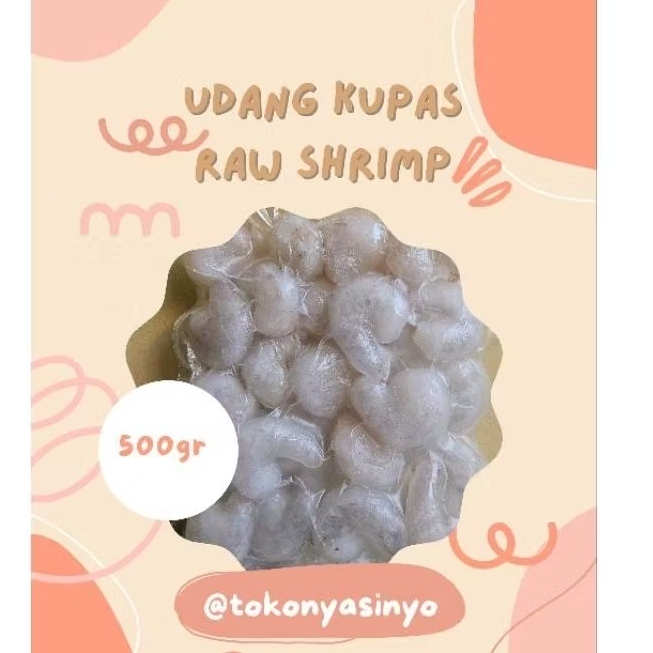

UDANG KUPAS GLAZING 500gr & 250gr