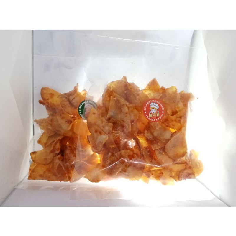 

Keripik ubi singkong pedas / keripik ubi pedas manis