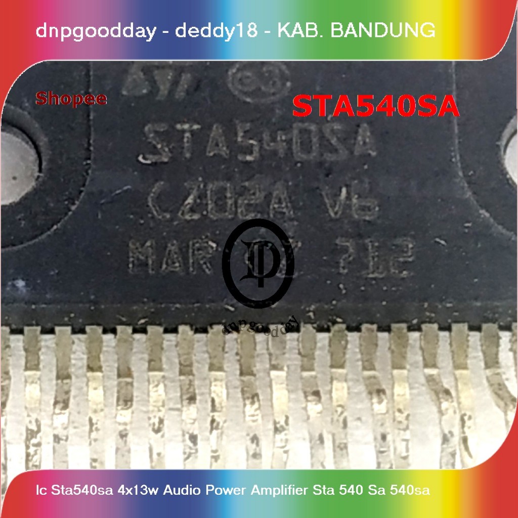 ic sta540sa 4x13w audio power amplifier sta 540 sa 540sa