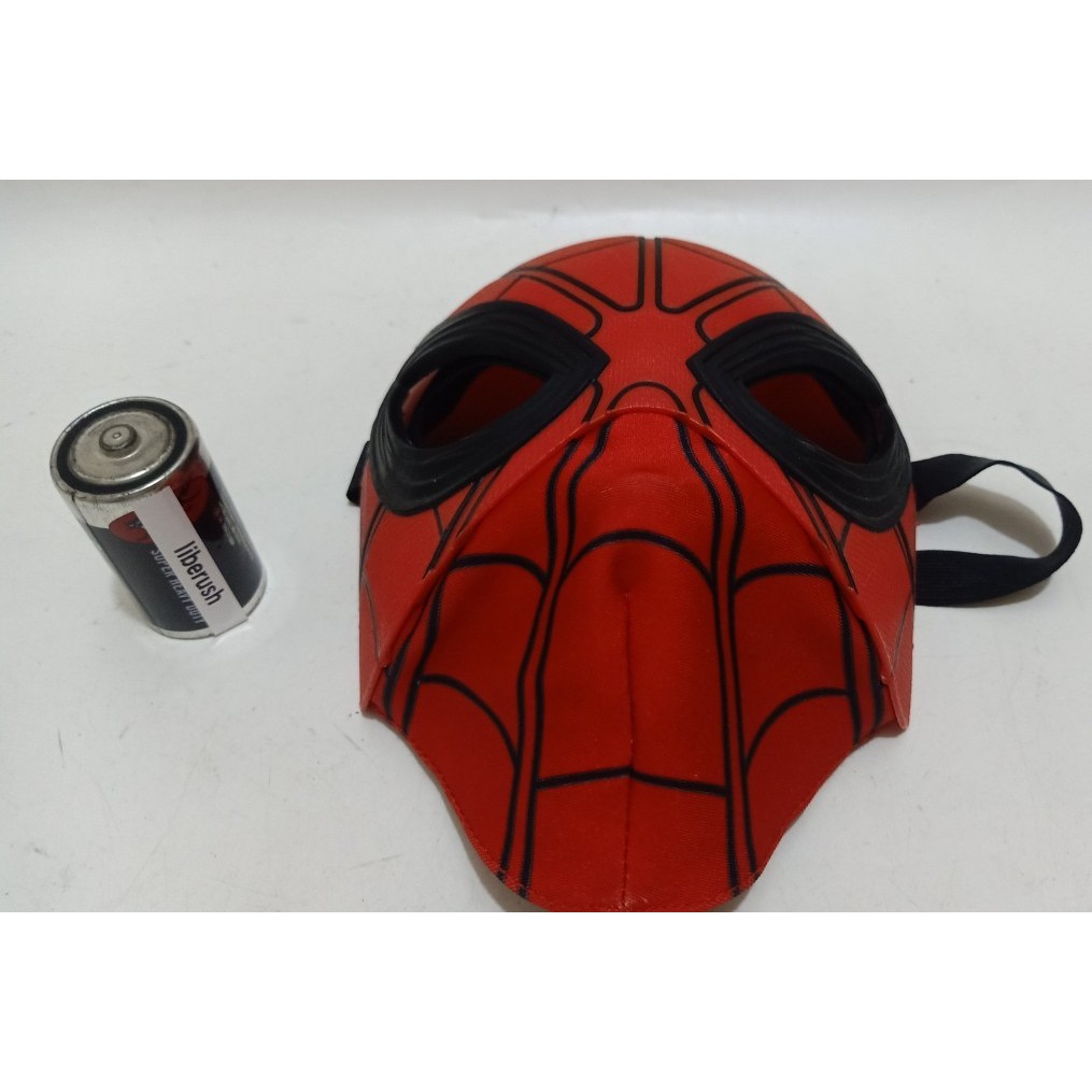 hasbro marvel spiderman homecoming spiderman flip up mask topeng cosplay spiderman