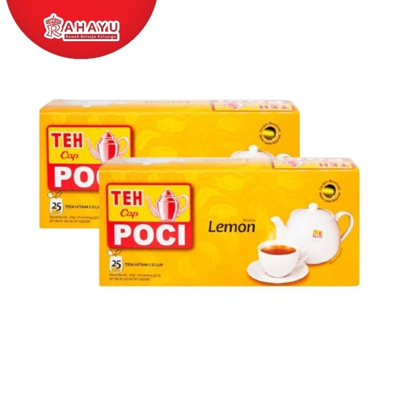 

TEH CAP POCI AROMA LEMON ISI 25 KANTONG