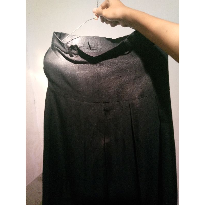 PL rok sekolah warna hitam murah