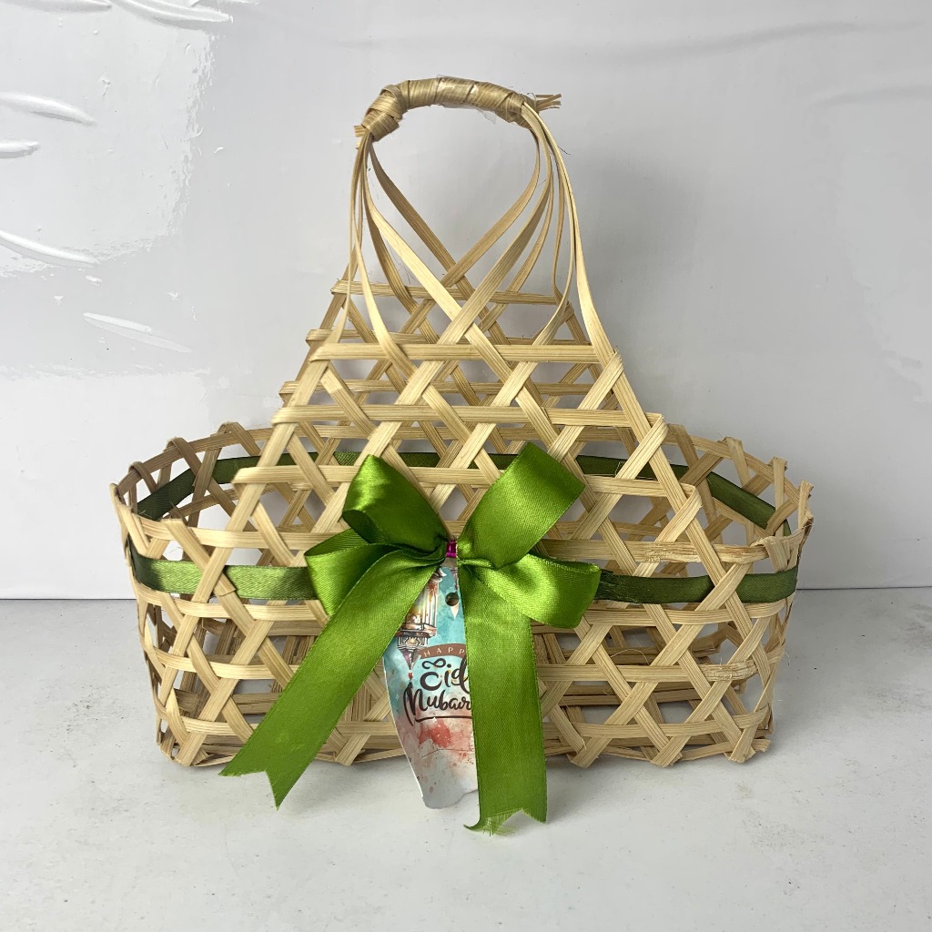 [PROMO] Keranjang Anyam Bambu / Keranjang Hampers / Keranjang Parcel / Parcel Lebaran / Parcel Natal