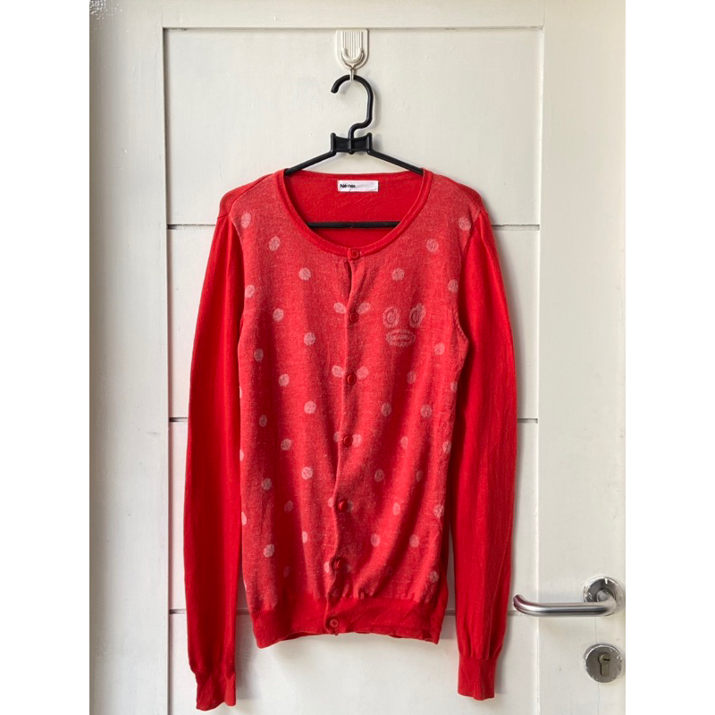 NE-NET Issey Miyake Polkadot Motive Cardigan