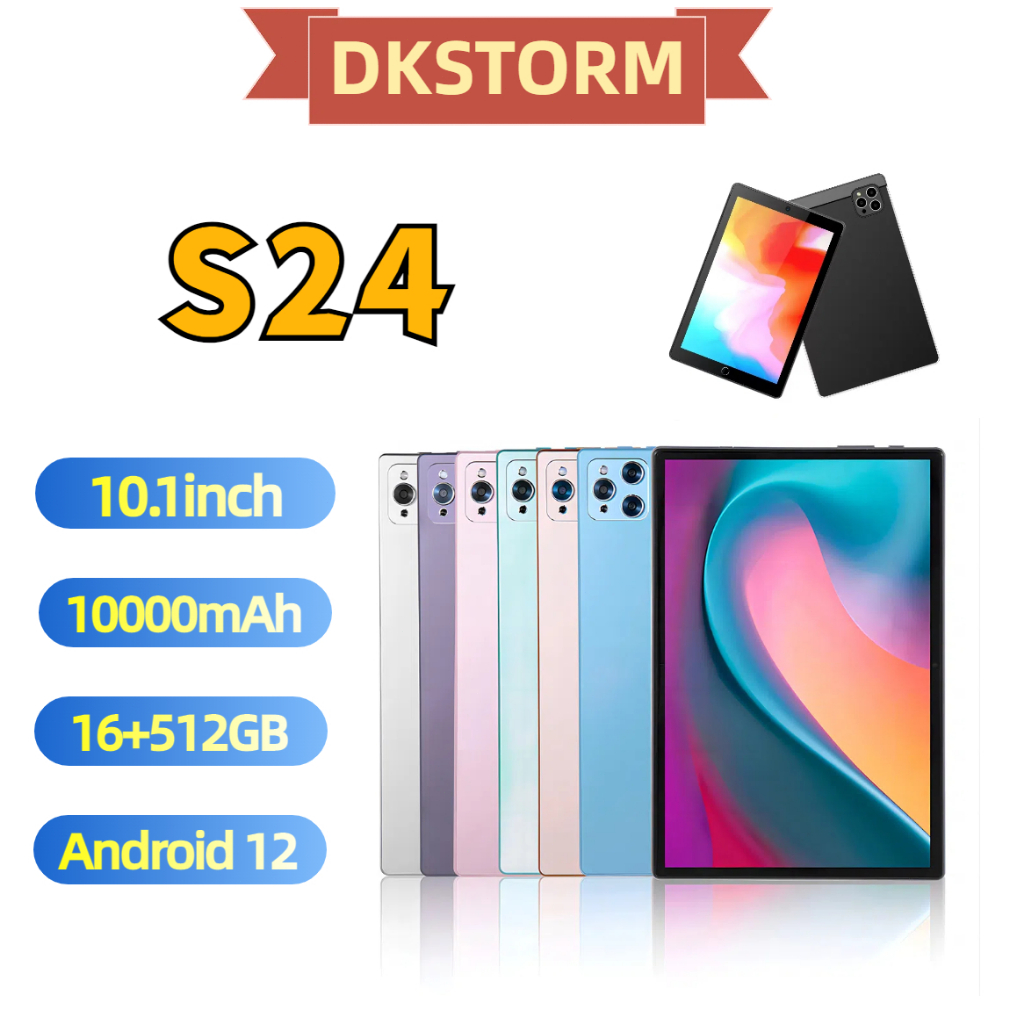 【Bayar di tempat】Tablet 5G Baru 2025 Tablet 10,1 inci 16GB+512GB Baterai 10000mAh SIM+WIFI