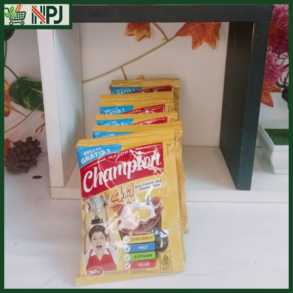 

Energen Champion Coklat Renceng 10 Sachet – Susu & Sereal Praktis Harian