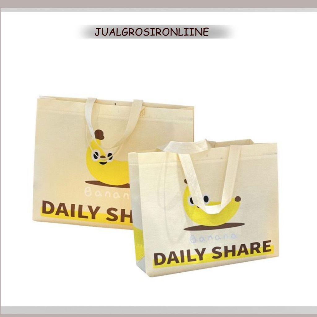

Paper Bag Kain Pisang M Premium Tas Kantong Goodie Bag Gift Bag sovenir