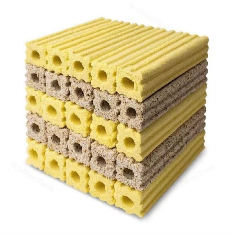 Bio Block Kecil Rumah Bakteri Eco Bio Block Media Filter Bio Block Momogi