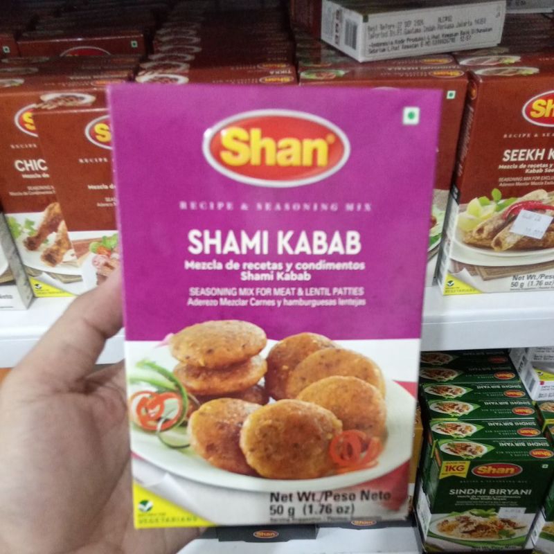 

SHAN SHAMI KABAB BERAT BERSIH 50 GR