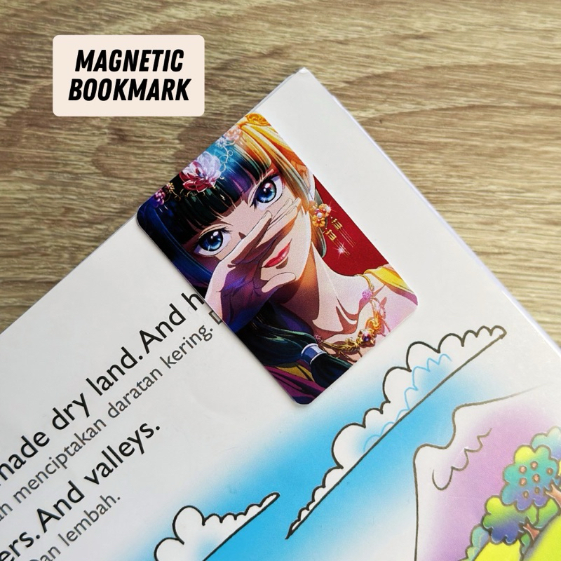 

Magnetic Bookmark Maomao Appthecary Diaries - Pembatas Buku Gambar Karakter Kartu Anime
