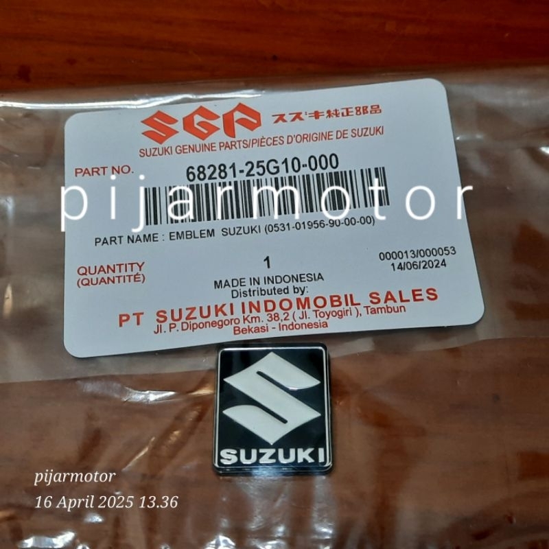 Emblem Cover Speedometer Suzuki Satria FU Shogun Hayate Skywave dll