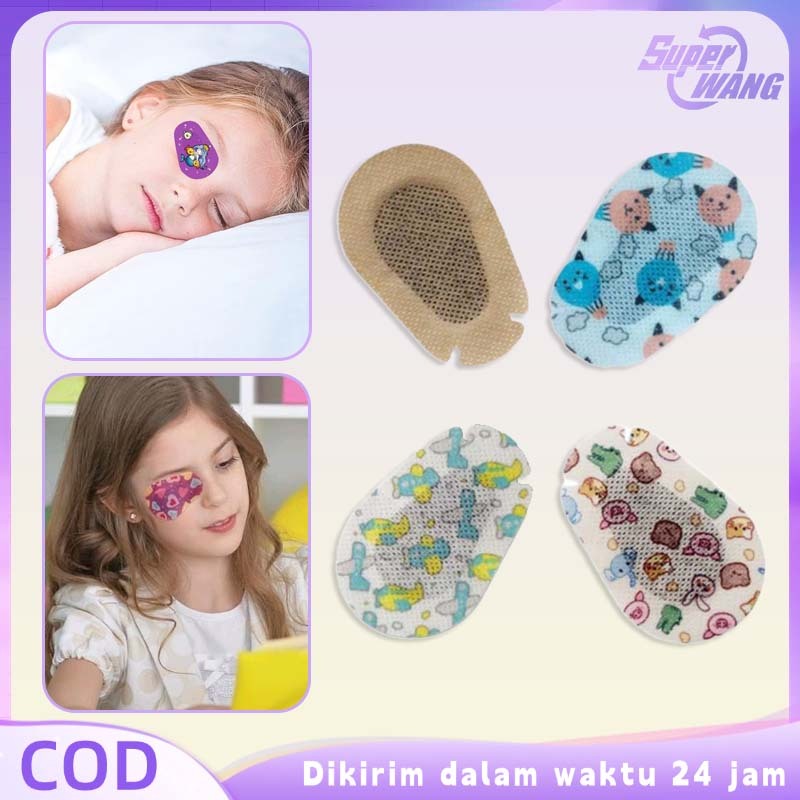 10pcs/Set Eye Patch Lazy Eyes Opticlude Orthoptic Eye Patch Junior Penutup Mata Malas Anak Plester P