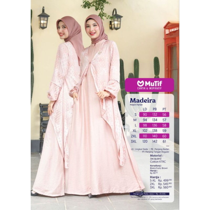 Gamis Dewasa Mutif Madeira