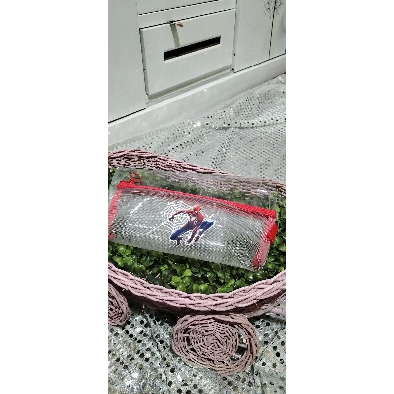 

Tempat Pensil Pouch Case Jaring Transparan Motif