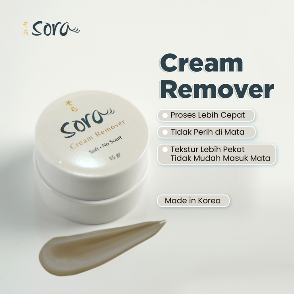 

Sora Cream Remover Eyelash Extension / Sora Cream Remover 15gr