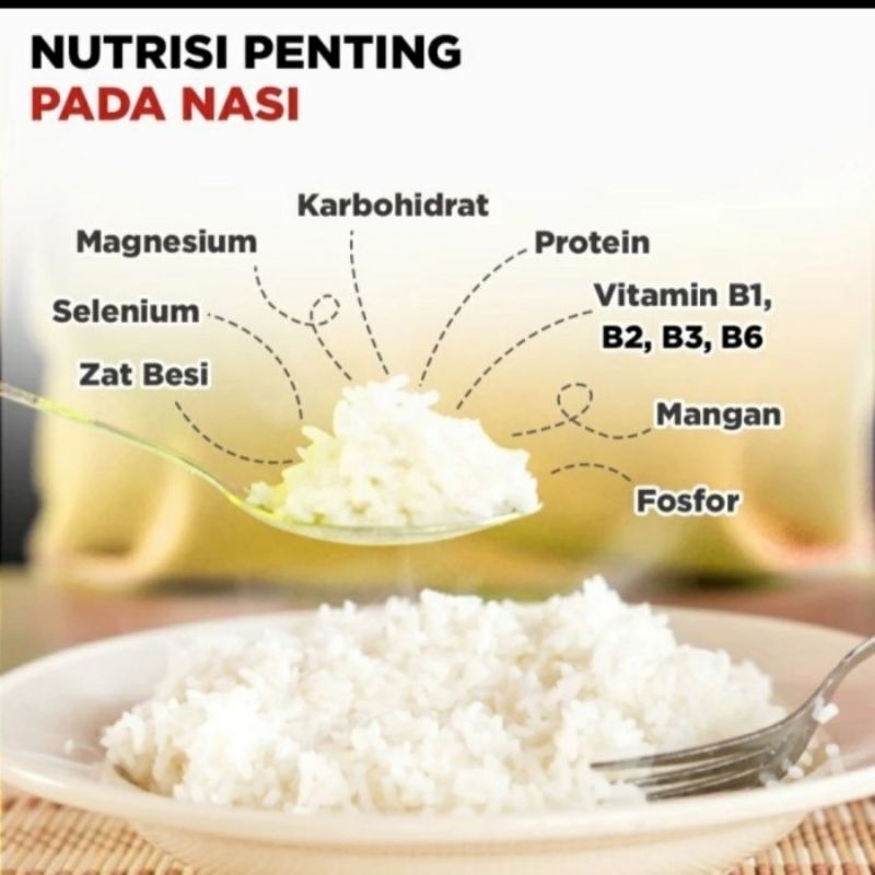 

RB22 Beras Premium Kemasan 5liter Cap Rojolele Best Seler Murah Berkualitas Putih Bersih Enak Puleun